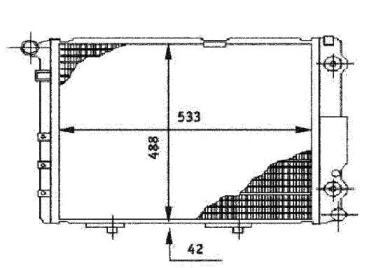 Mercedes Radiator 1245009803 – Behr Premium 376712461 Behr Hella